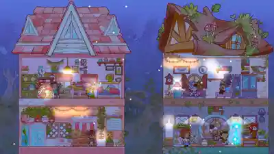 Magiczne grzyby w zaczarowanym lesie